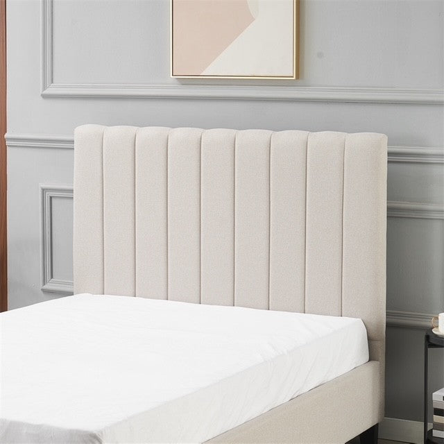 Phoenix Bed Frame  Double  - Beige