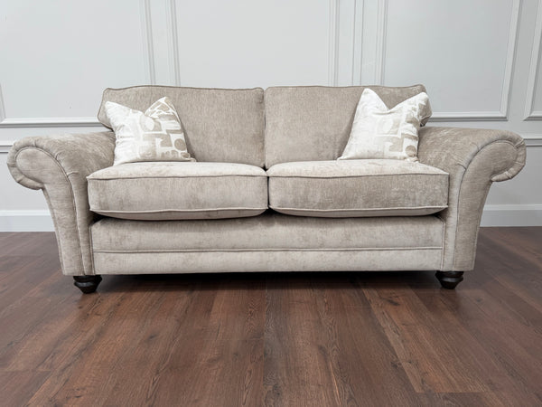 Connie 3 Seater Sofa – Made in the UK - Derent Truffle