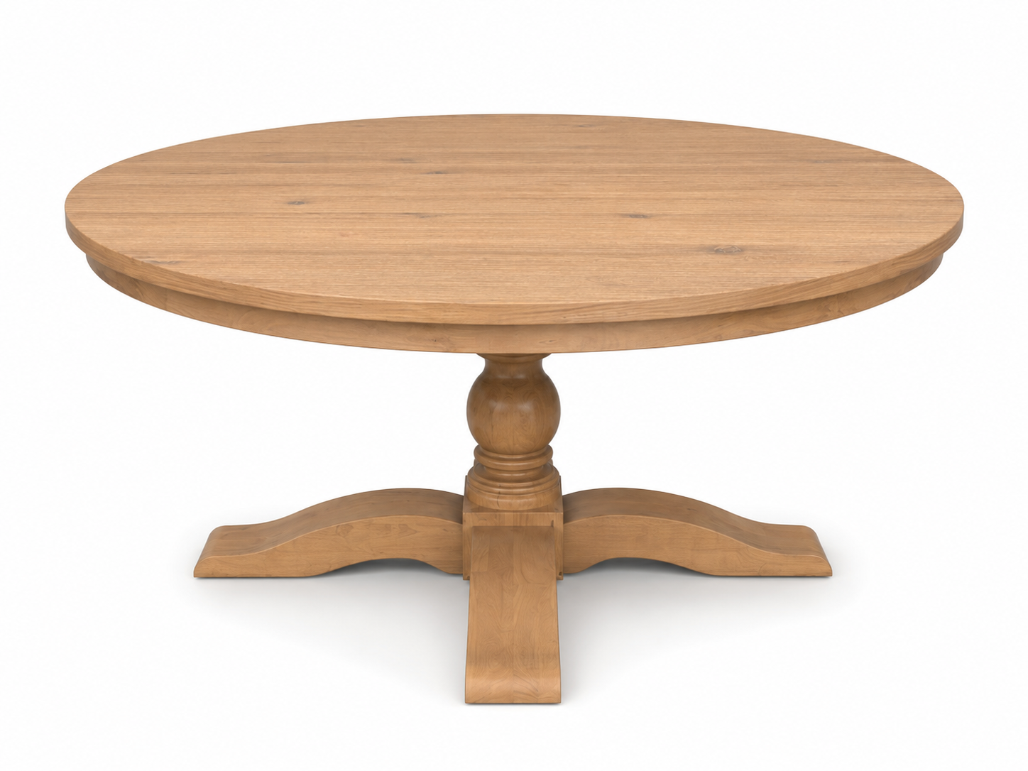 Westbury 155cm Round Oak