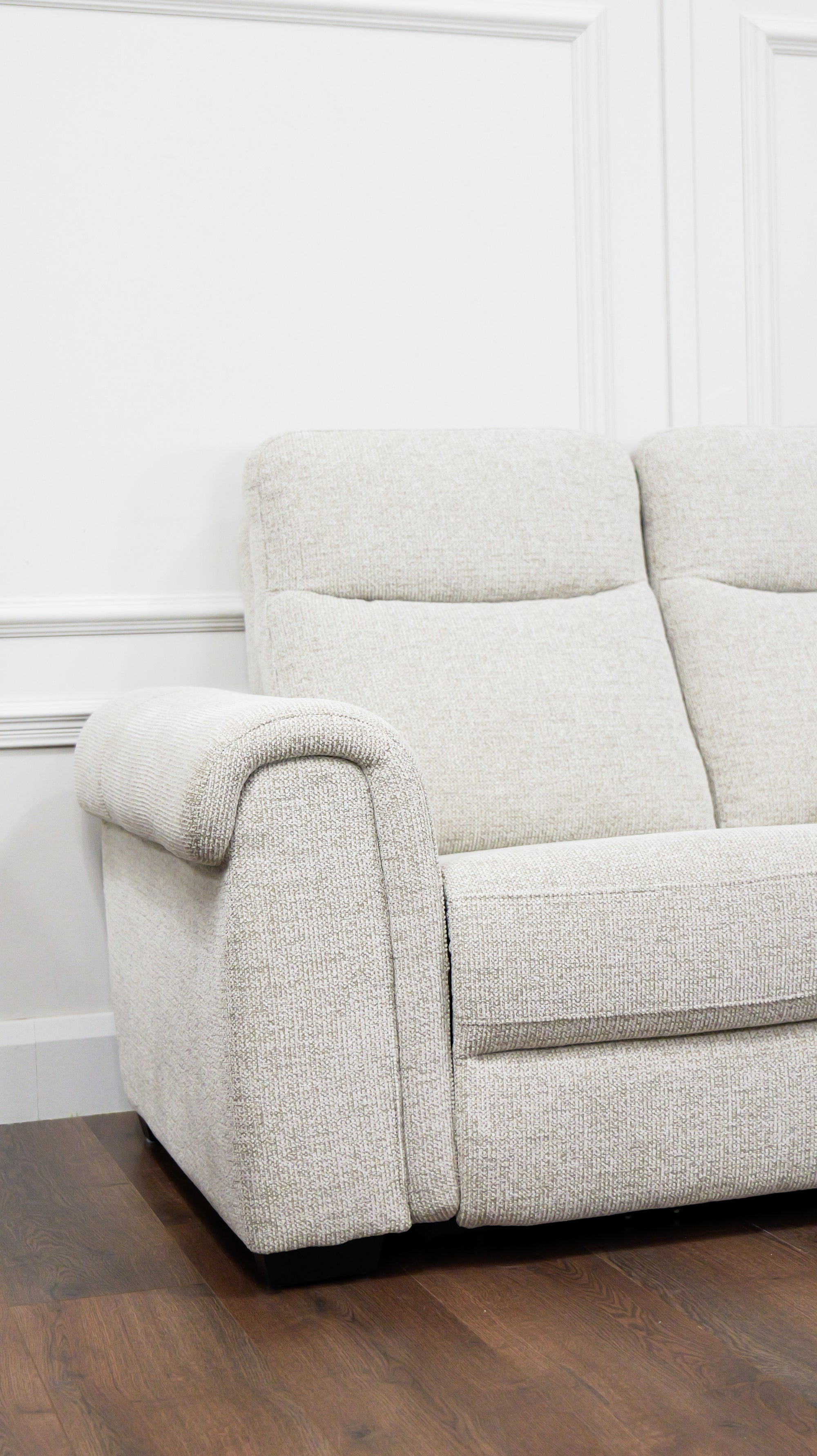 Madison Power 3 Seater - Pebble