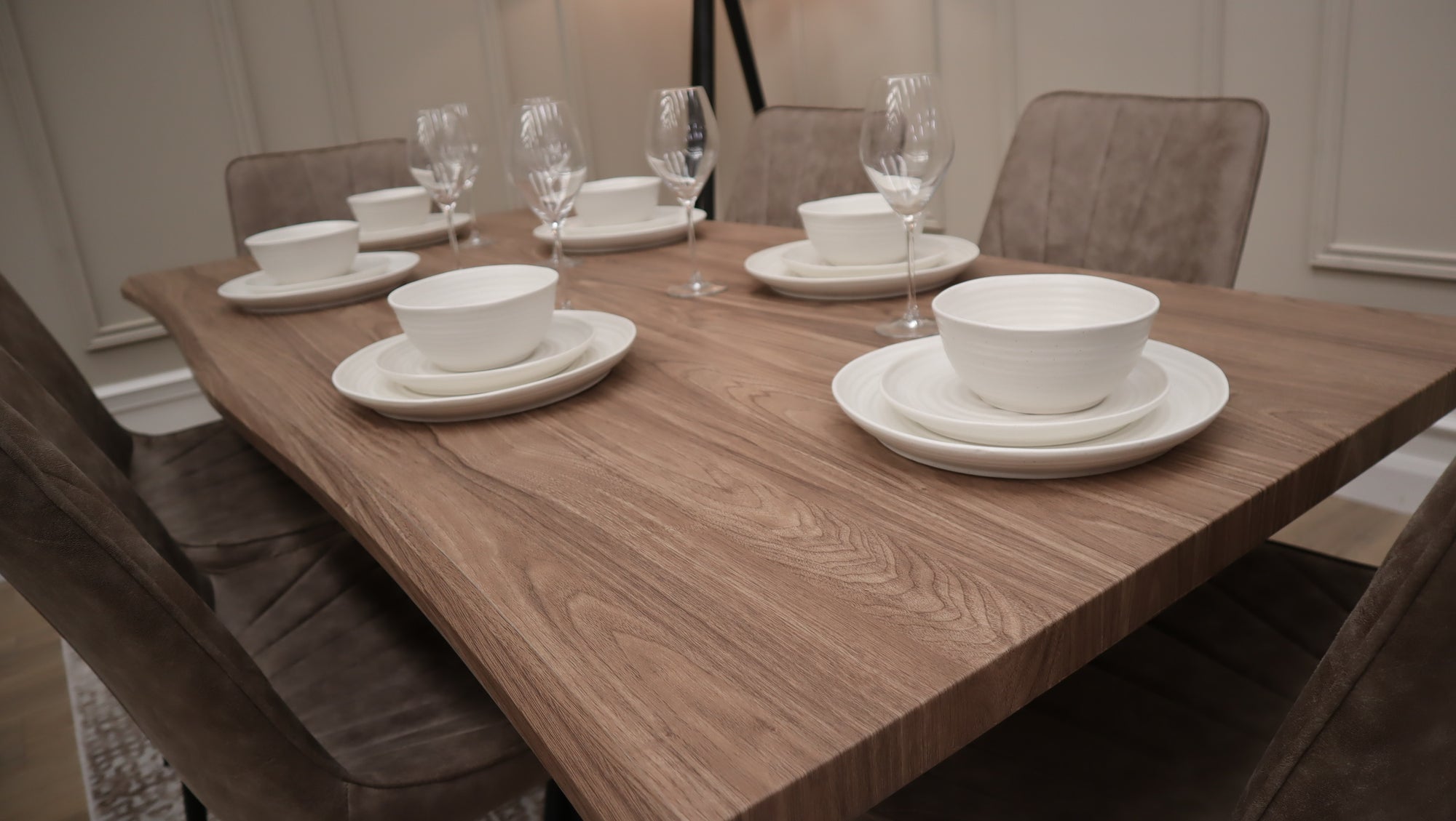 Bronx 1.8m Dining Set - Oak