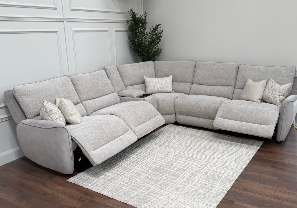 Belgrave Power Recliner - Dove & Stone