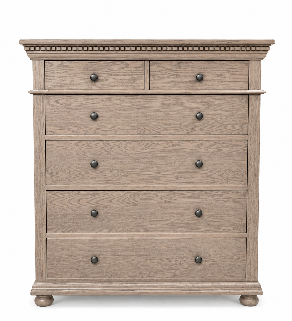 Knightsbridge Tall Chest - Ash Grey