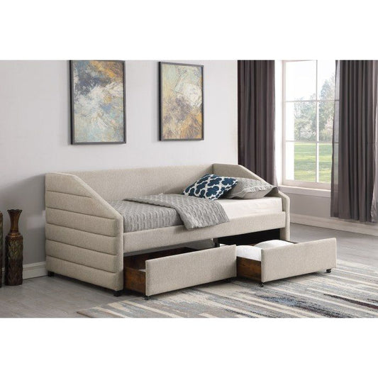 Aspen Day Bed With Storage - Beige