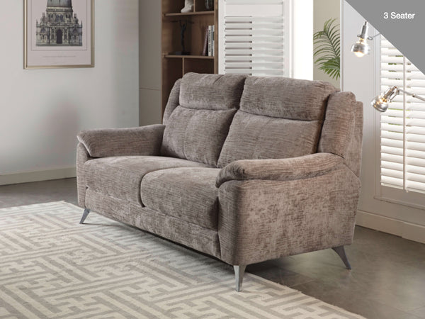 Marylin 3 + 1 + 1 Fixed - Stone Fabric