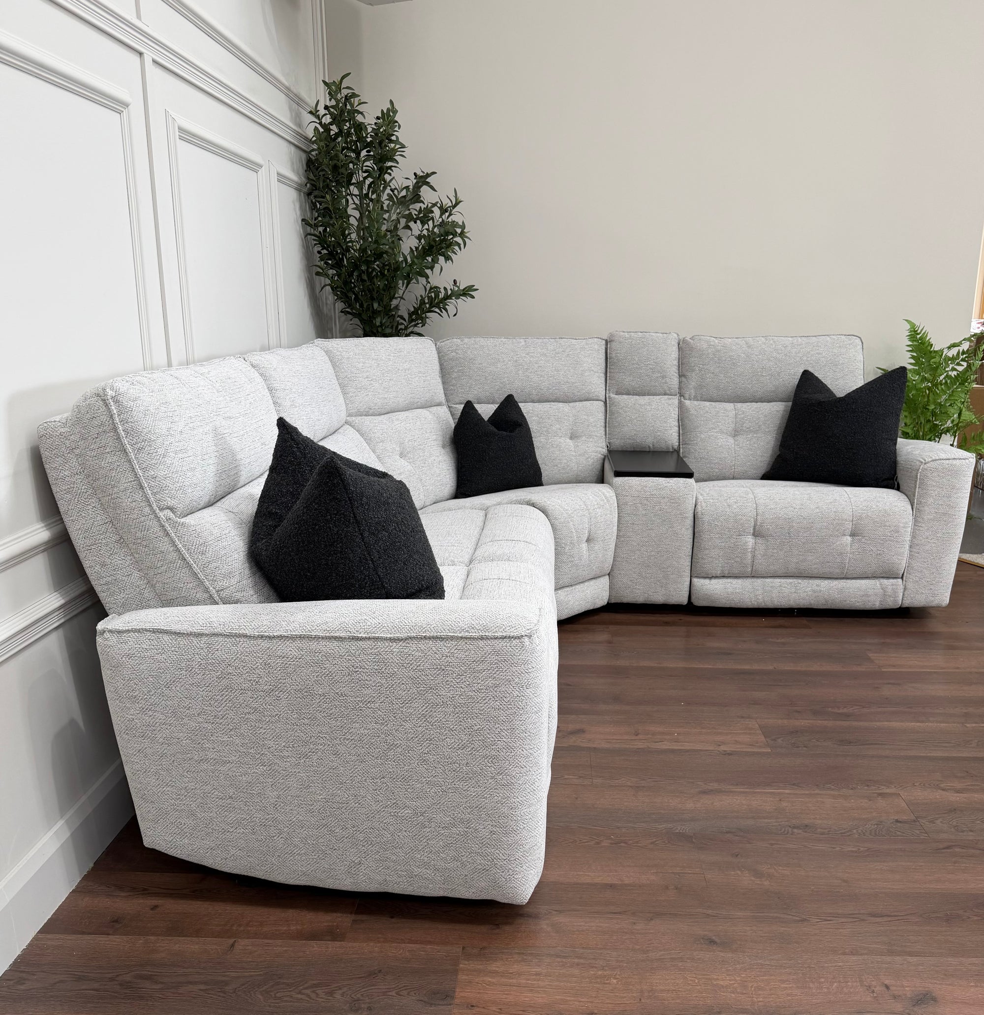 Chelsea Power Corner - Mist Grey