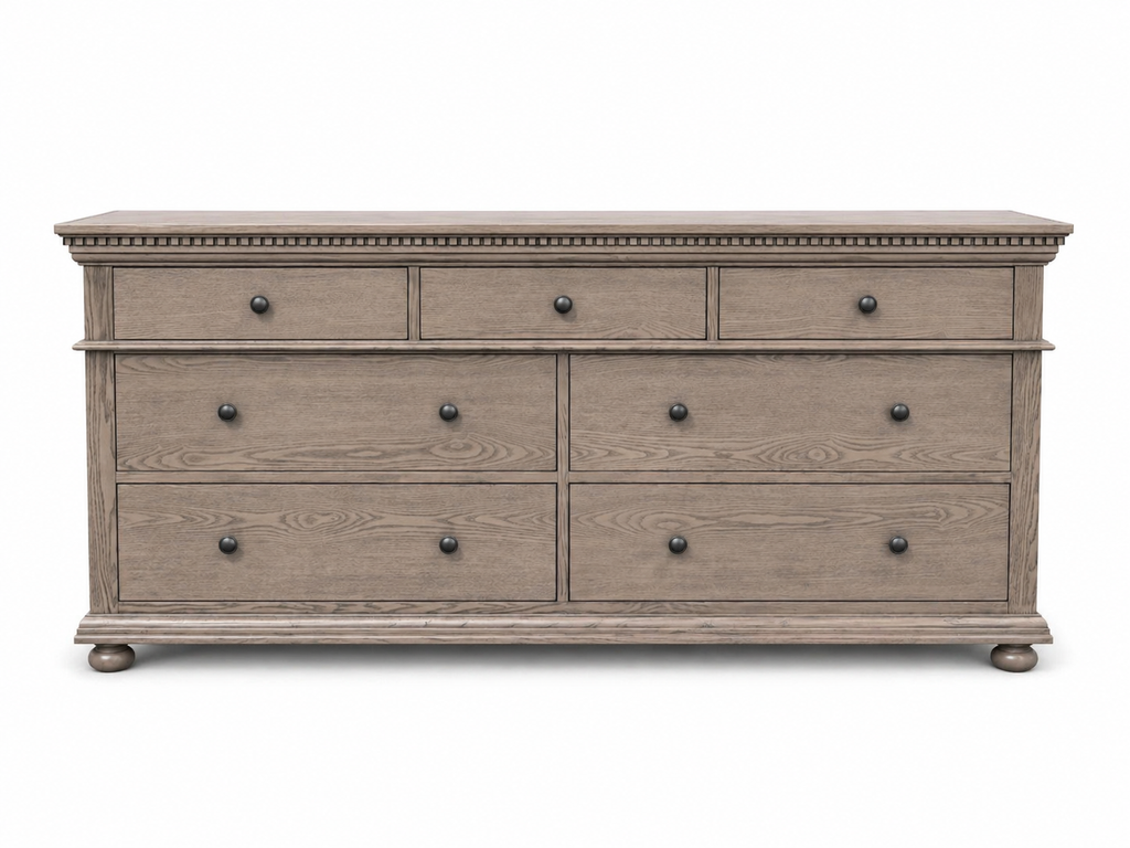 Knightsbridge Wide Chest - Ash Grey