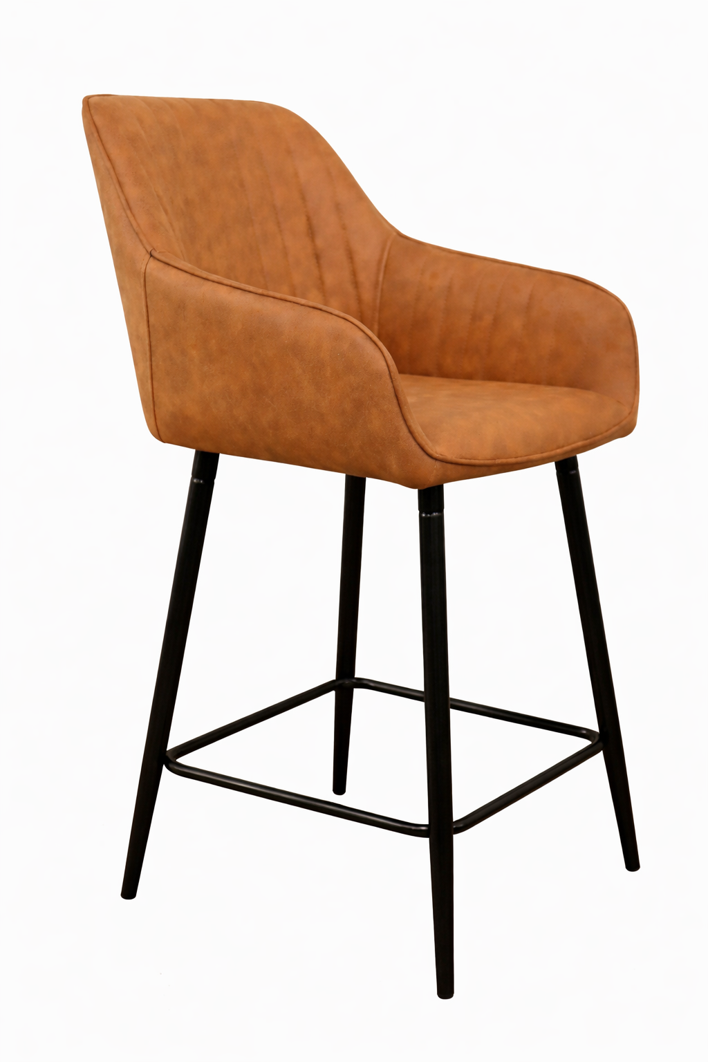 EZ Bar Stool - Tan Suede