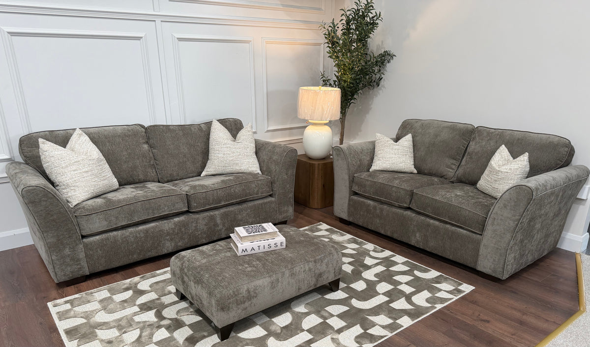 Newport 3 + 2 Sofa Set – Made in the UK | Bespoke Fabric Options