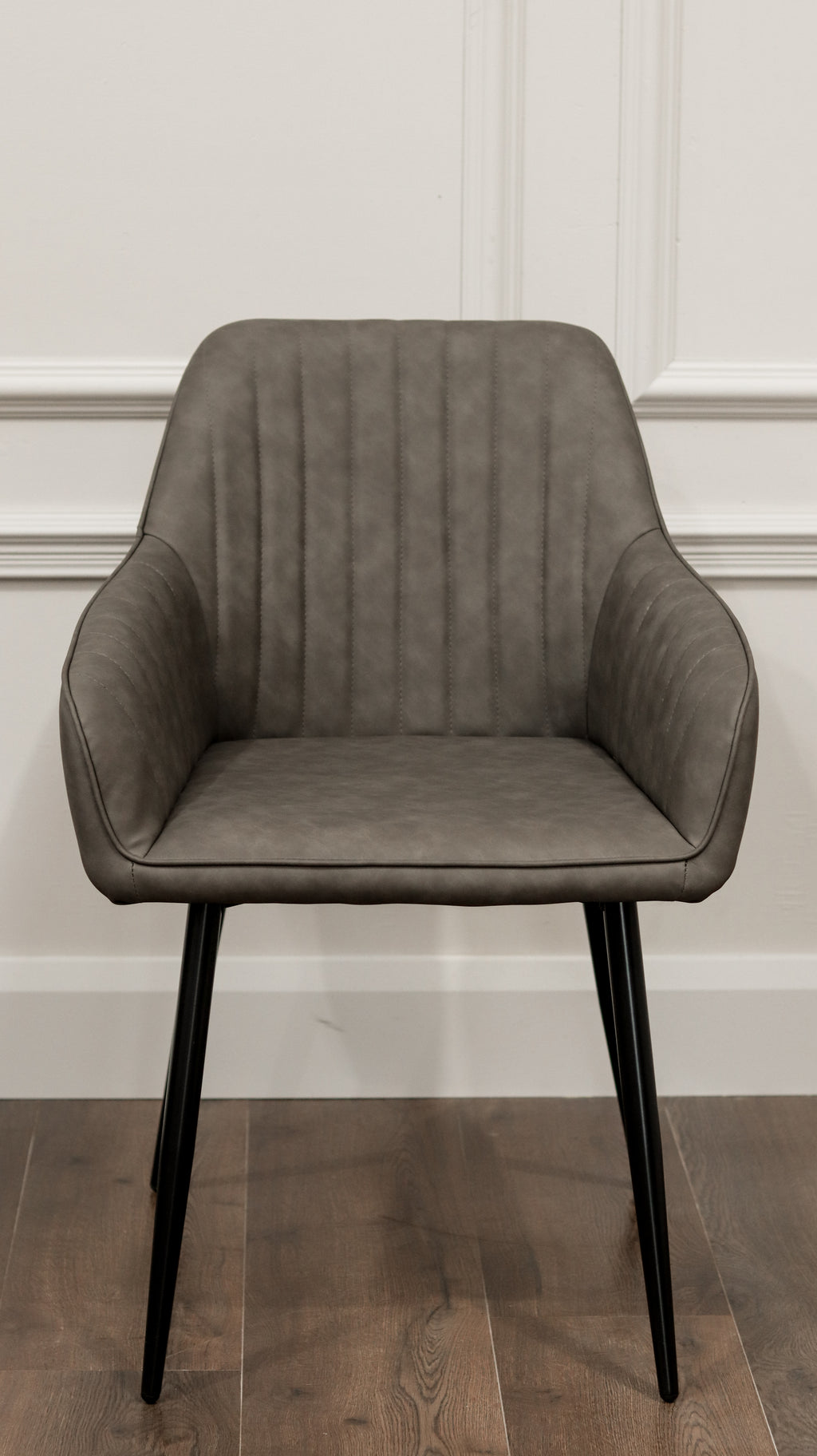 EZ Dining Chair - Smoke Grey PU