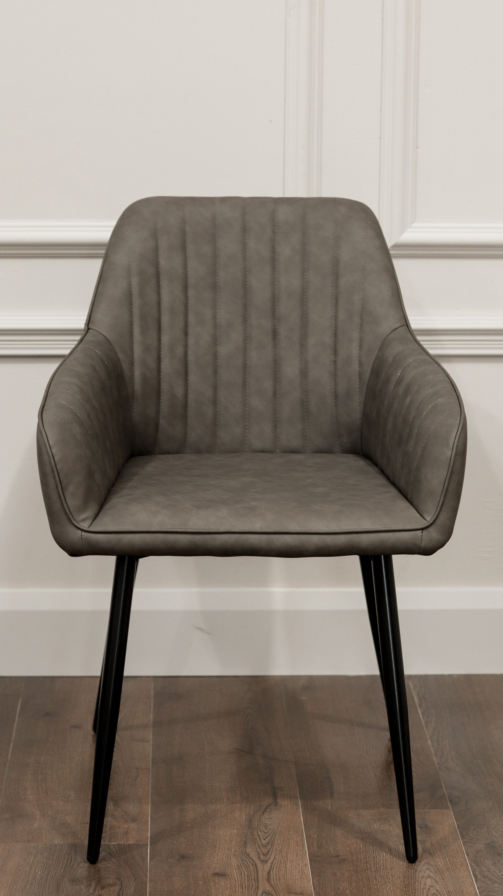 EZ Dining Chair - Smoke Grey PU
