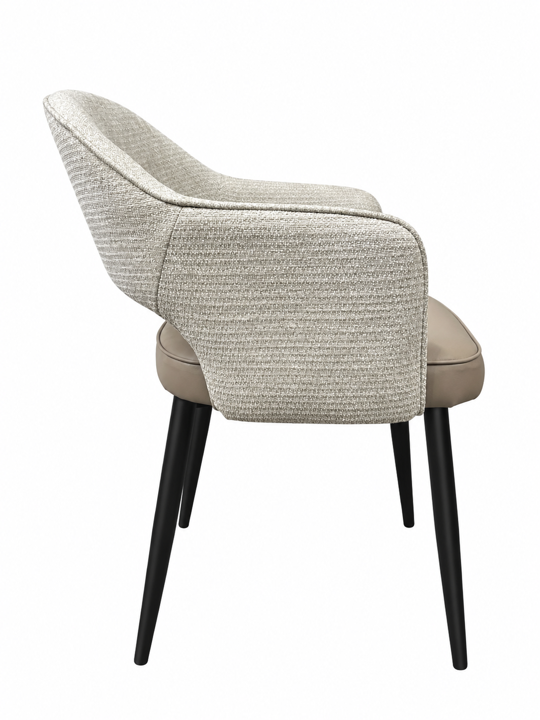 Maisie Dining Chair – Champagne Beige & Taupe
