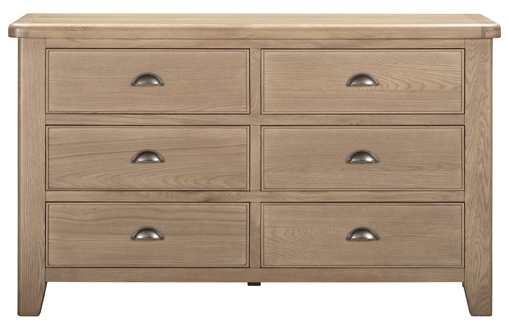 Aylesbury Wide Chest - Smoked Oak