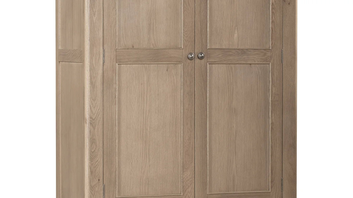 Aylesbury 2 Door Wardrobe - Smoked Oak