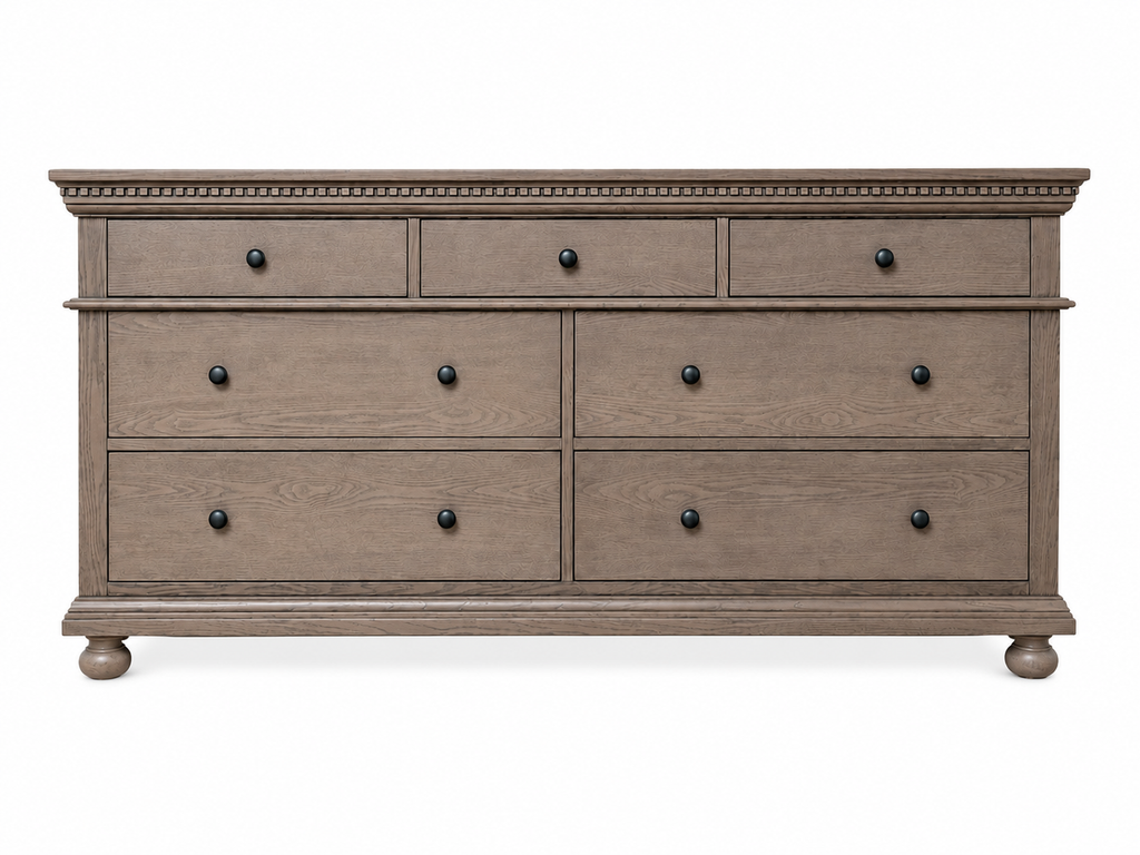 Knightsbridge Wide Chest - Ash Grey