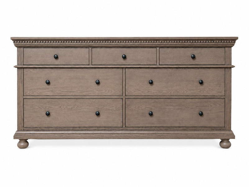 Knightsbridge Wide Chest - Ash Grey