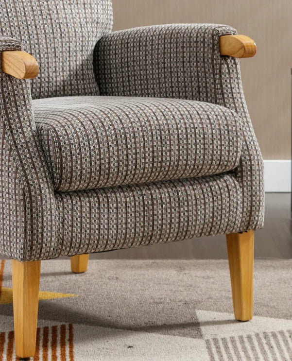 Aster Fireside Chair - Latte