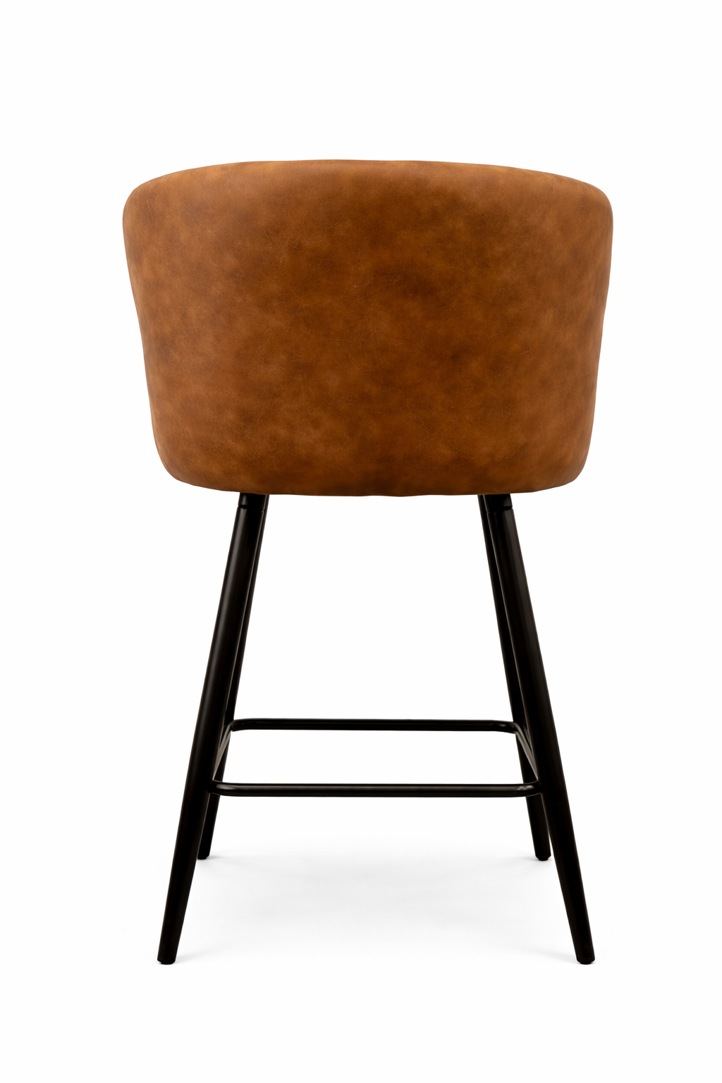Diamond Bar Stool - Tan Suede
