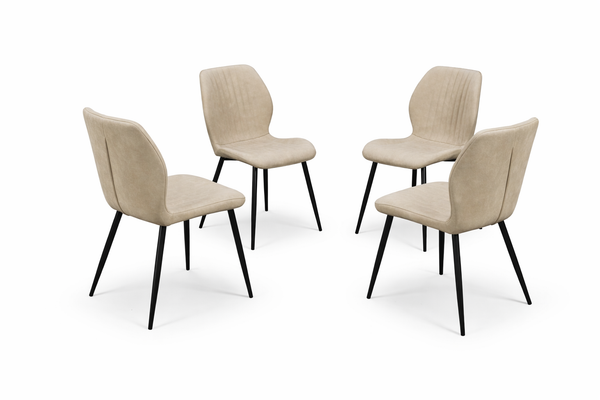 Lyra Set of 4  - Taupe PU