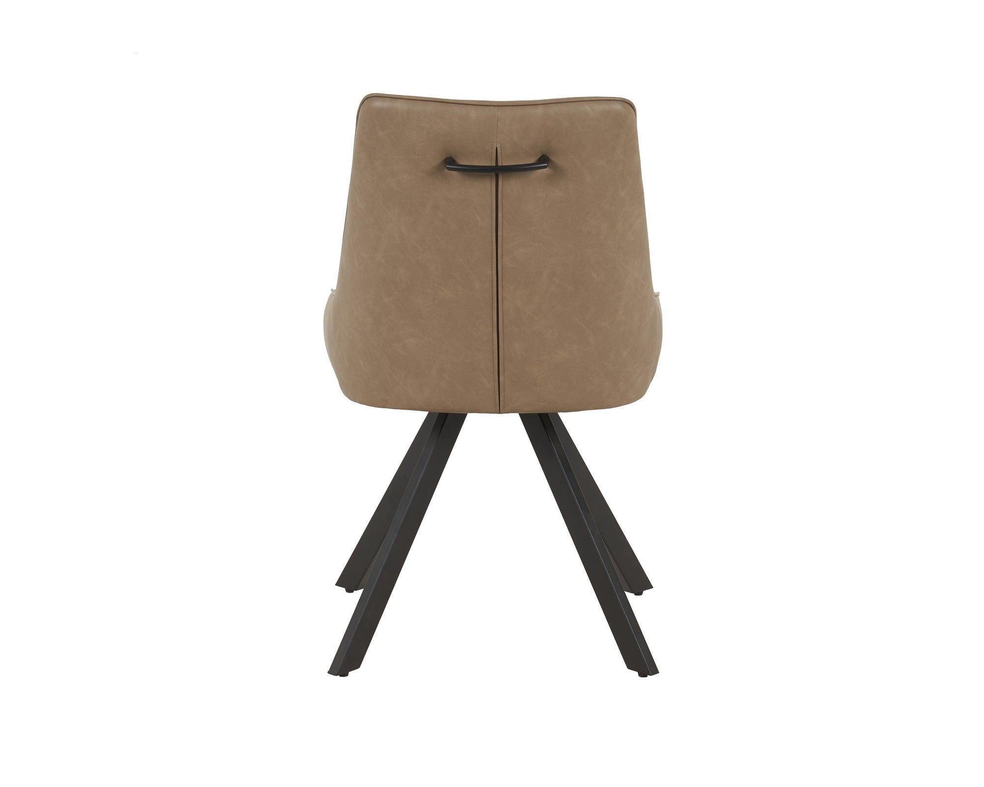 Pedro Dining Chair - Dark Taupe Suede