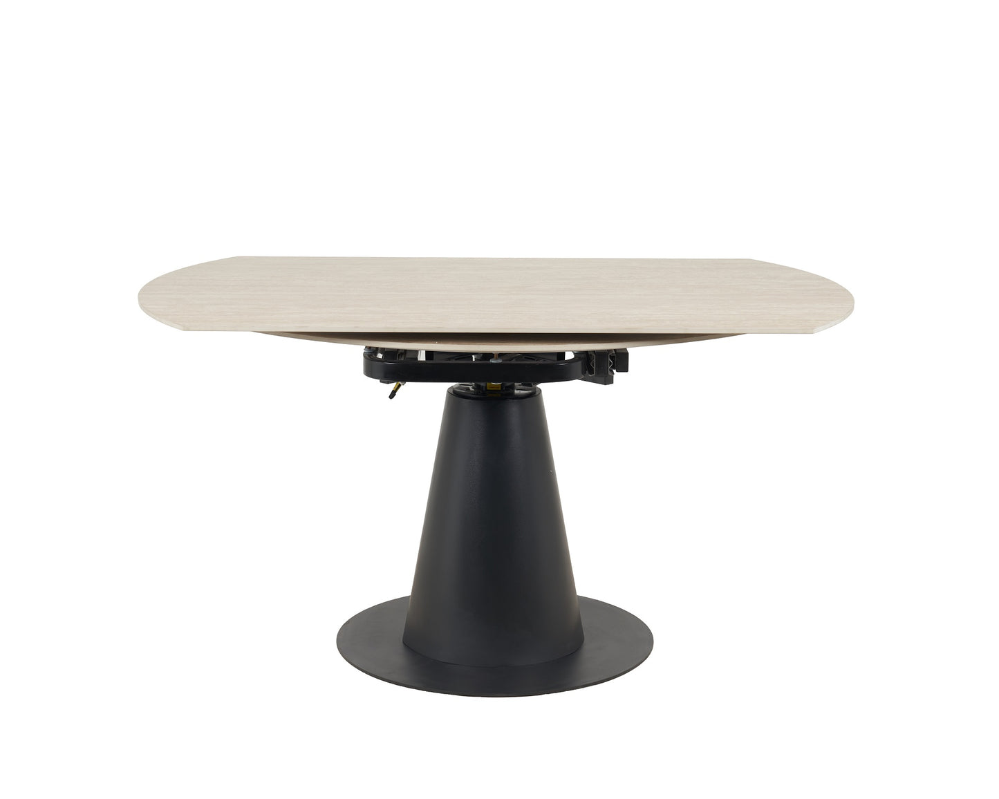 Como Swivel Extendable Table - Cream Sintered Stone