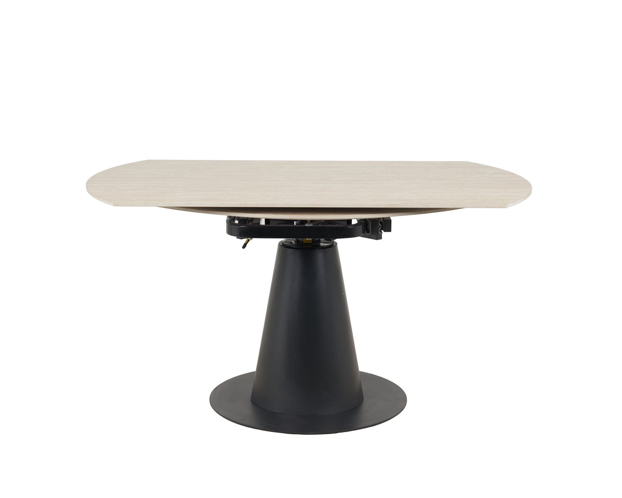 Como Swivel Extension Table + 6 Orbit Chairs