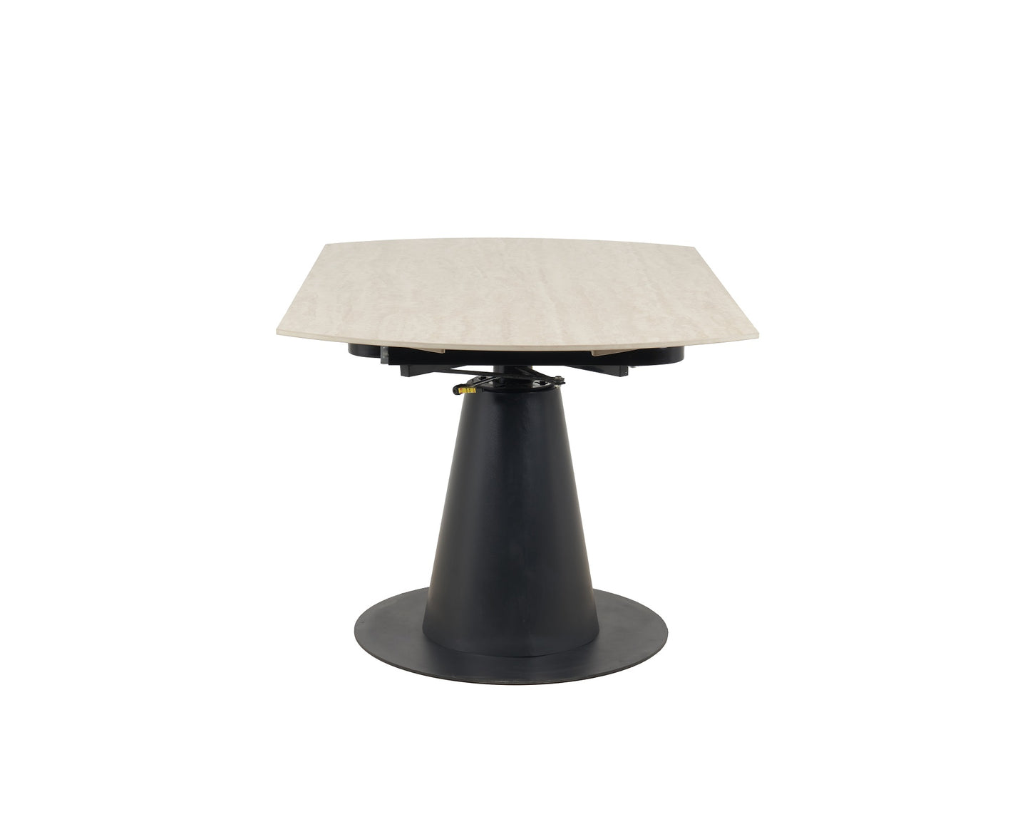 Como Swivel Extendable Table - Cream Sintered Stone