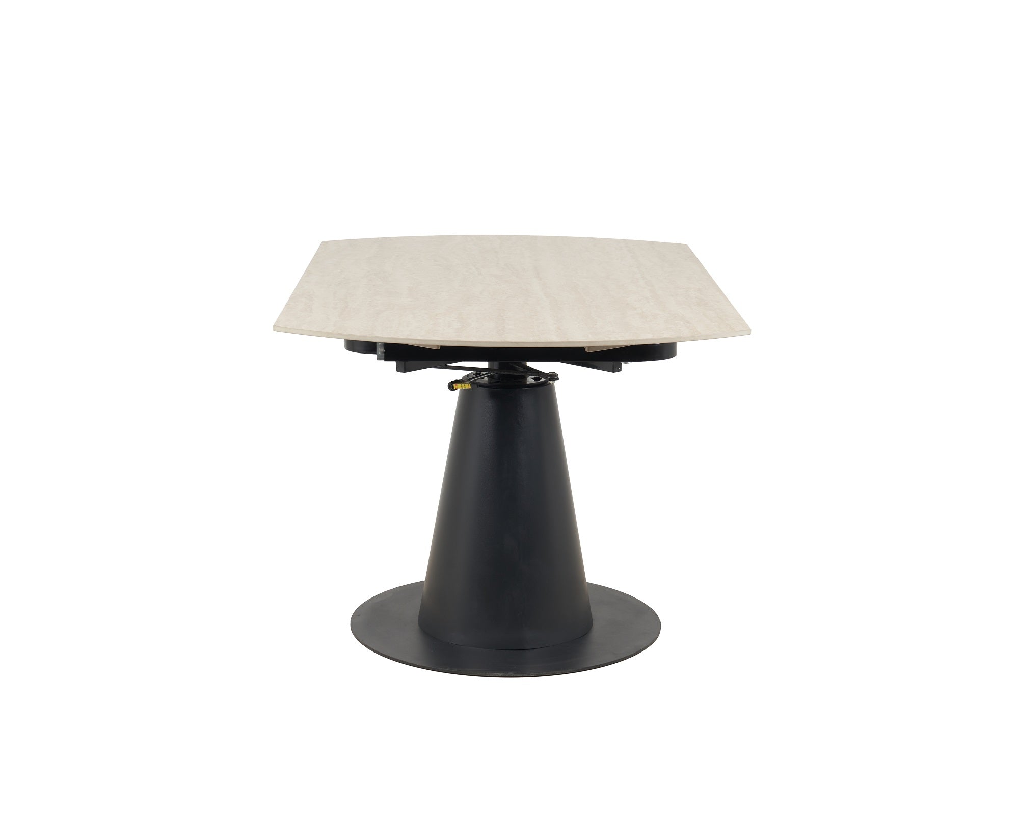 Como Swivel Extension Table + 6 Orbit Chairs
