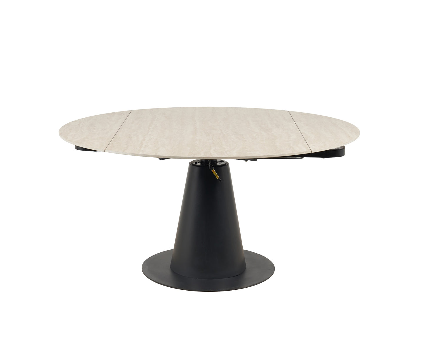 Como Swivel Extendable Table - Cream Sintered Stone