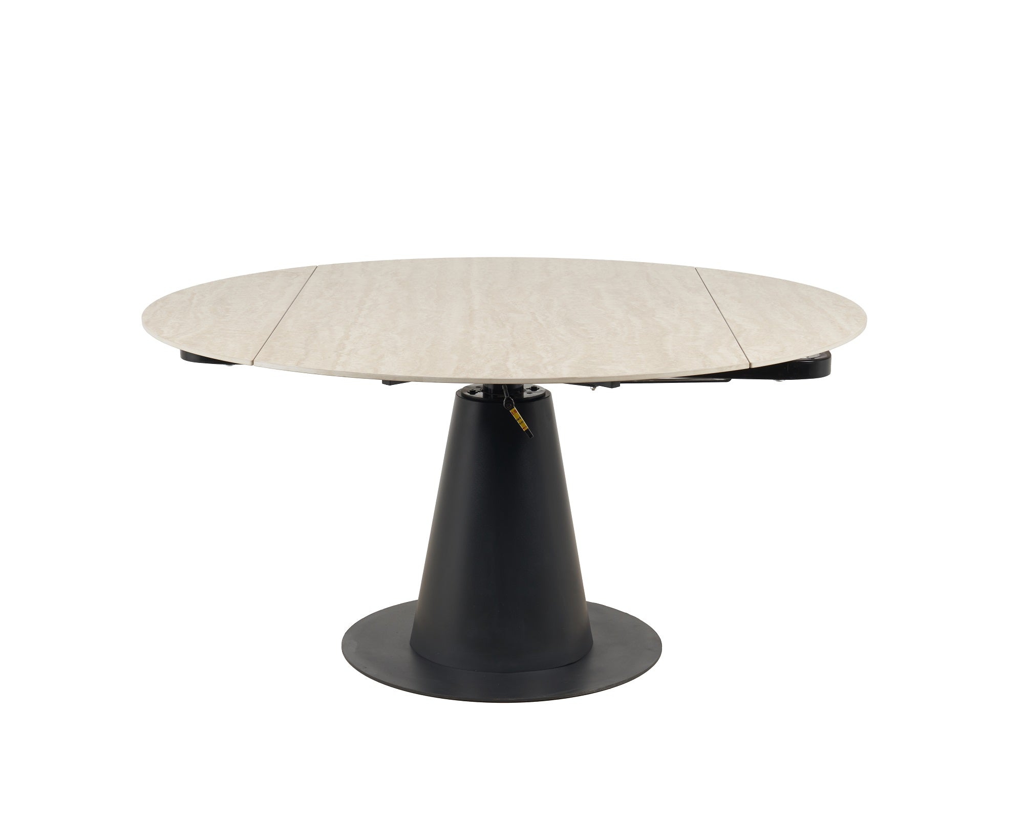 Como Swivel Extendable Table - Cream Sintered Stone