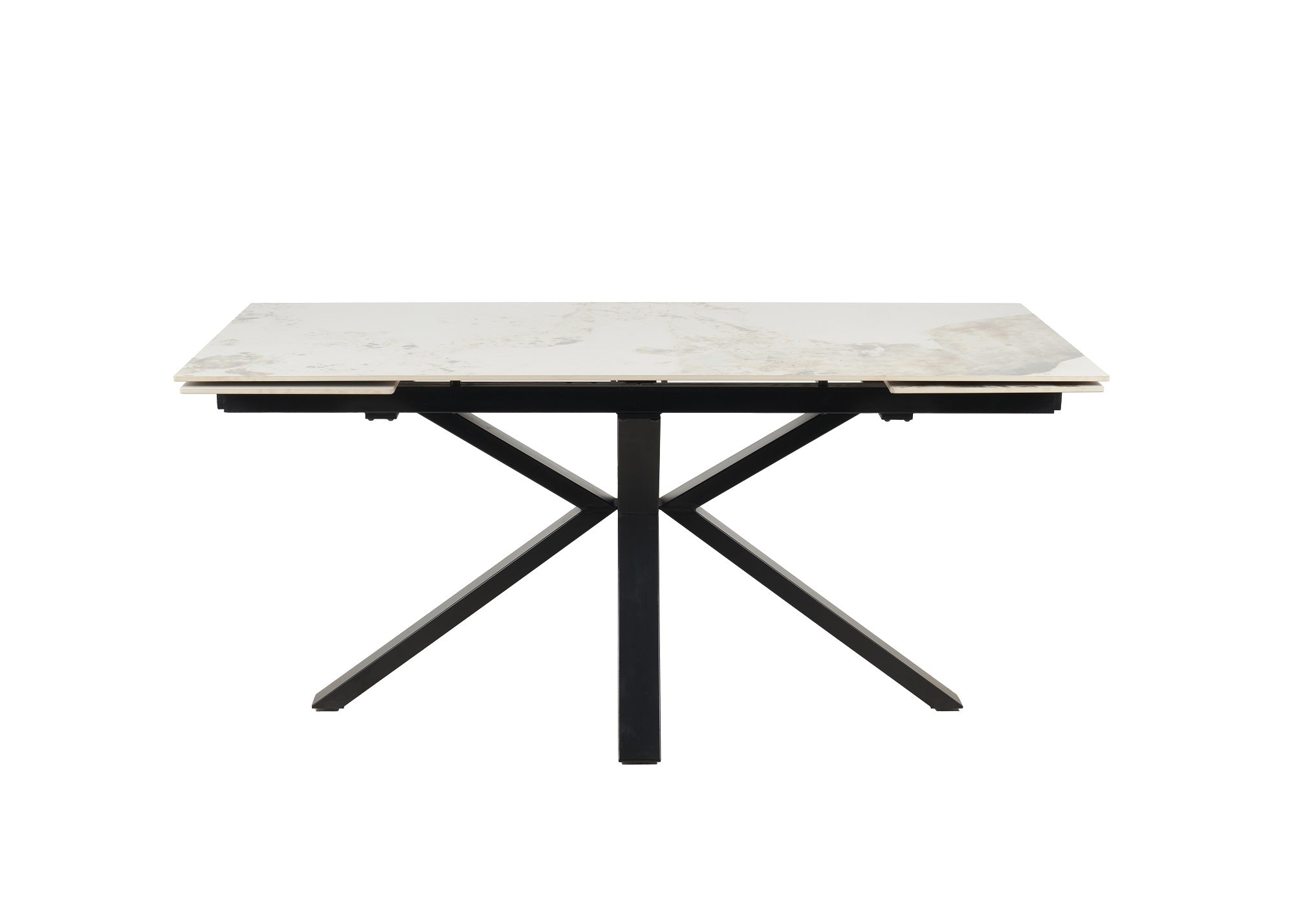 Positano Extendable Table 160-240cm - Gold/Grey