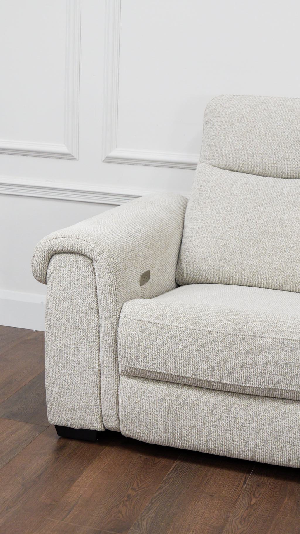 Madison Power 3 Seater - Pebble