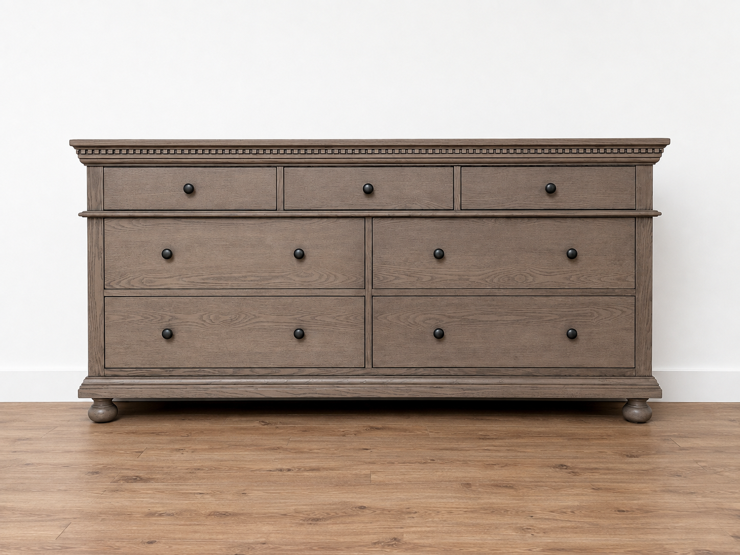 Knightsbridge Wide Chest - Ash Grey