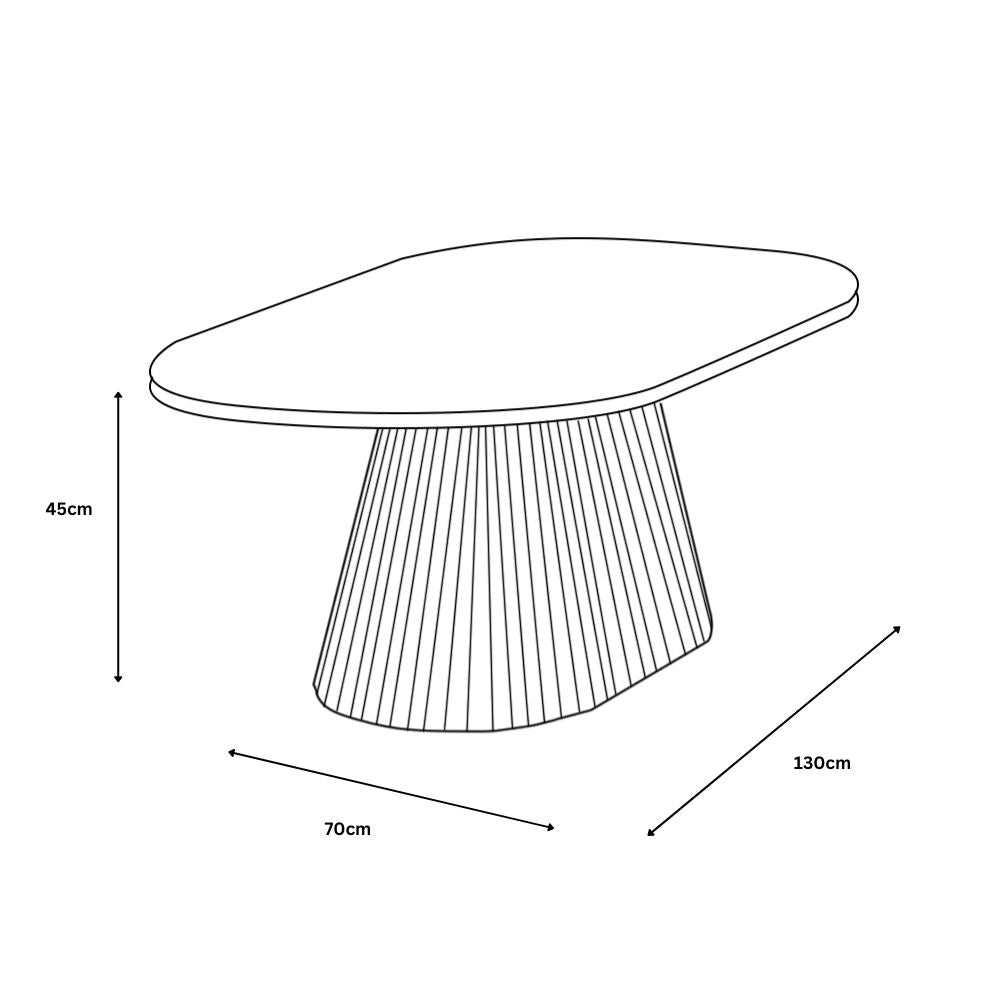 Athena  Coffee Table  - measurement