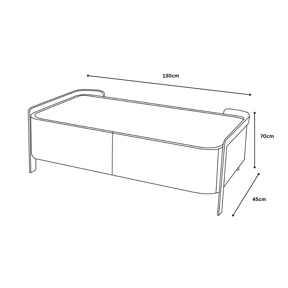 Sal Coffee Table measurement