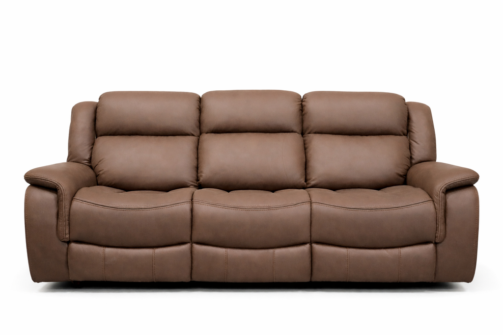 Denver 3 + 2 - Brown Microfiber fabric