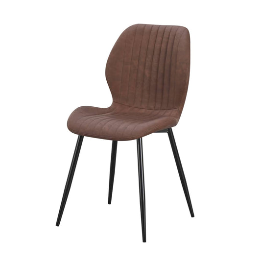 Lyra Dining Chair - PU Brown