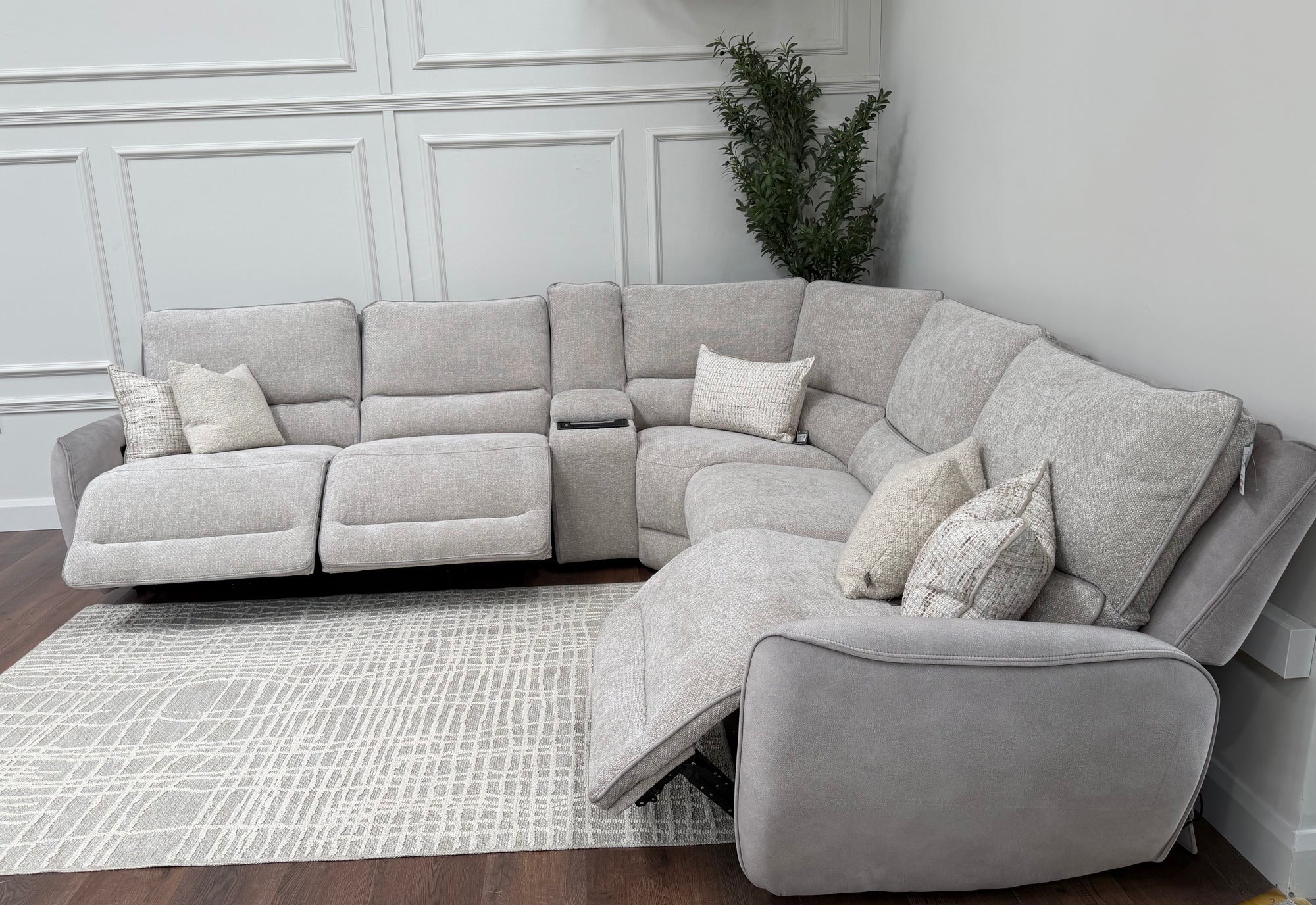 Belgrave Power Recliner - Dove & Stone