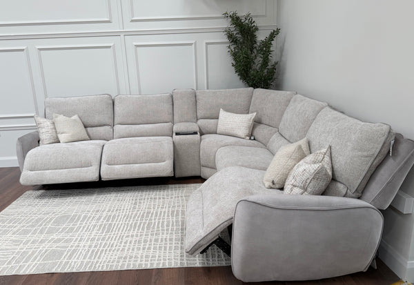 Belgrave Power Recliner - Dove & Stone