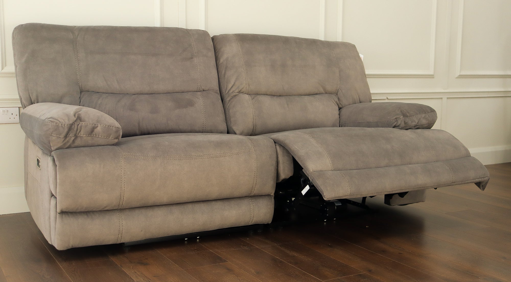 Fulton Power 3 Seater - Dark Taupe