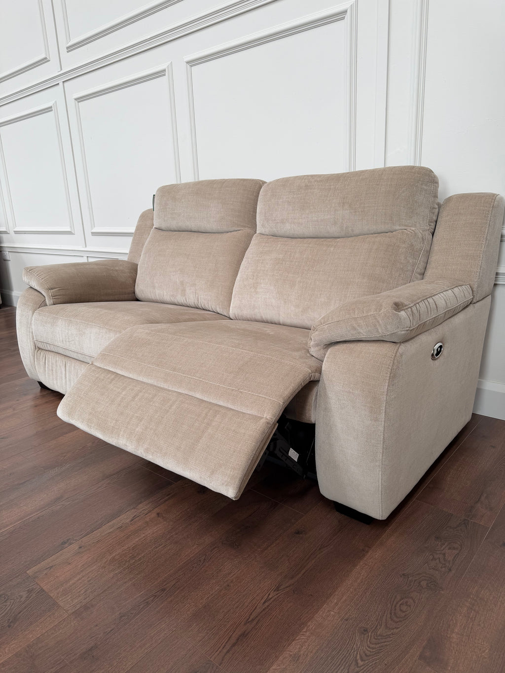 Heydon  3 Seater Power Recliner - Warm Beige
