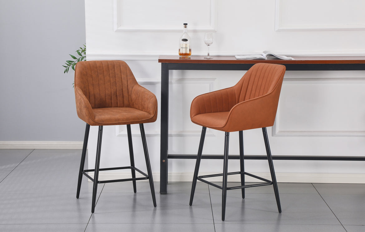 EZ Bar Stool - Tan PU