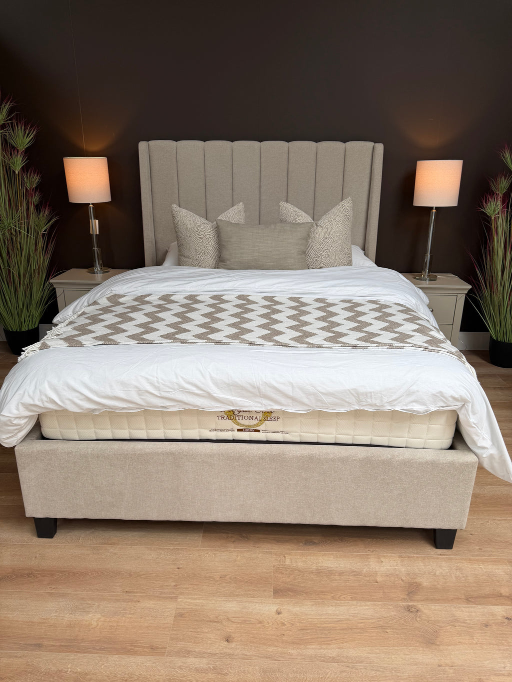 Oscar Double  Bed frame - Natural