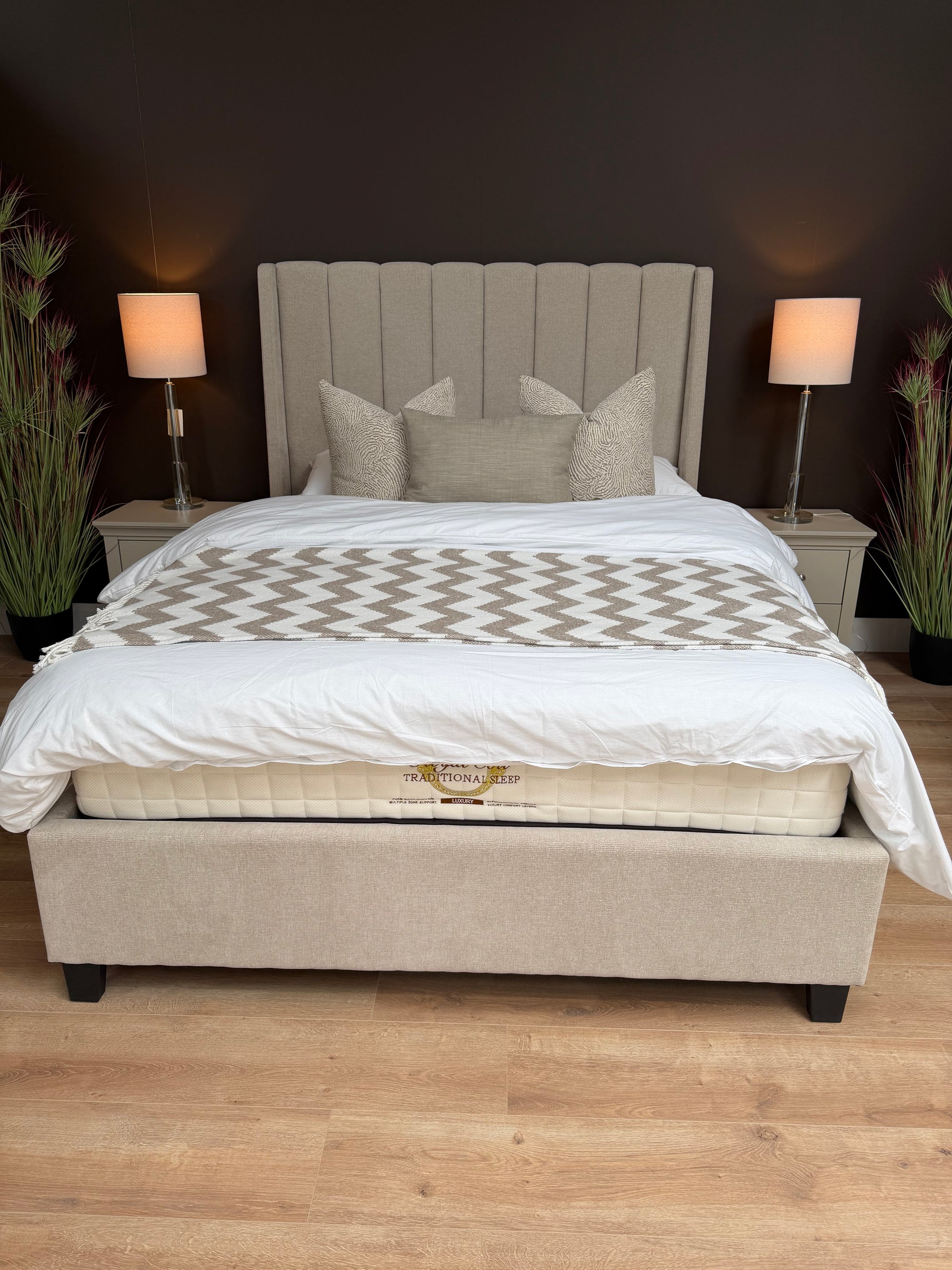 Oscar Double  Bed frame - Natural