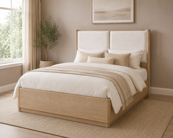 Cadence King Bed Frame - Ash Wash
