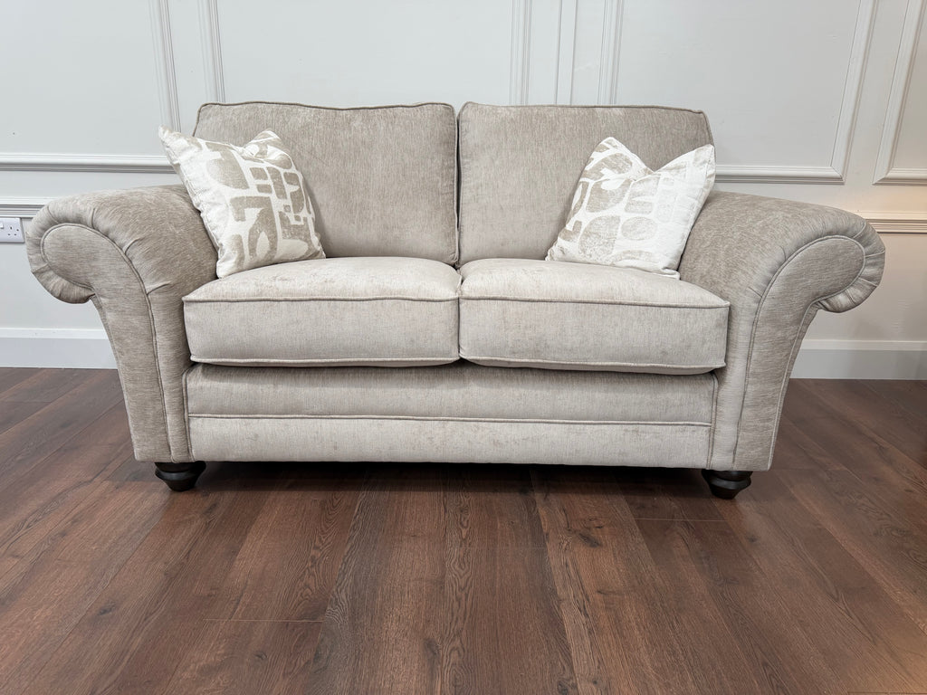 Connie 2 Seater Sofa – Made in the UK - Derent Truffle