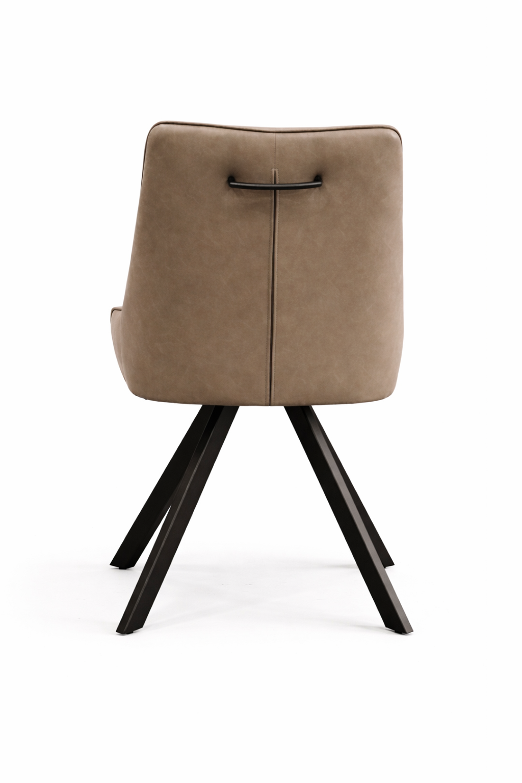 Pedro Dining Chair - Dark Taupe Suede
