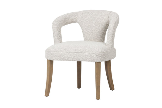 Amy Dining Chair - Boucle Cream Fabric