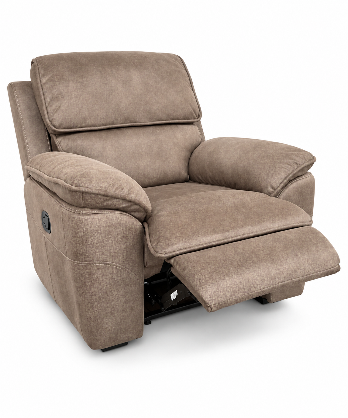 Kingsley  Recliner 3 + 1 + 1 -  Dark Taupe Suede