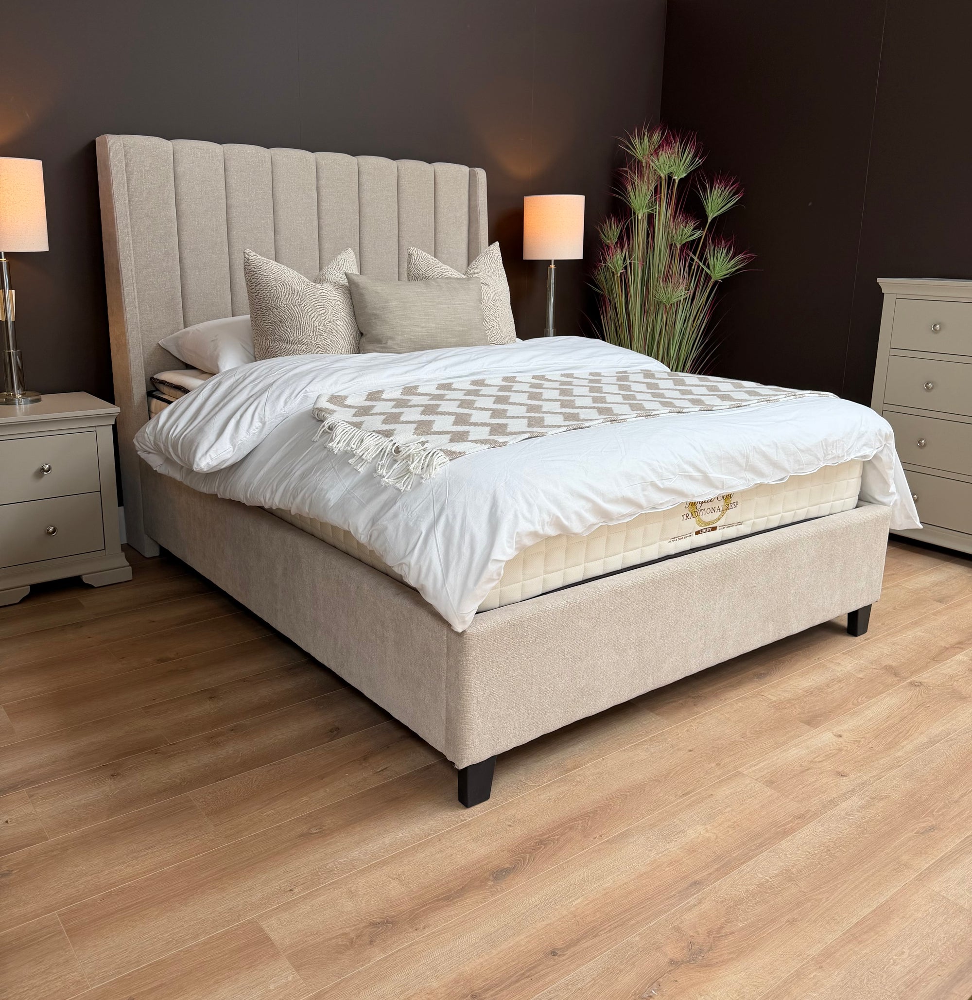 Oscar Double  Bed frame - Natural